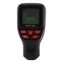 Paint Thickness Meter Gauge 0-2000UM Auto Power Off Portable Black