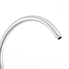 Zinc Alloy Kitchen Faucet Tap - Silver, 31.5cm, 360 Rotation