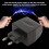 Model: AC to DC Converter 12V 3A ABS Black Compact 5