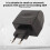 Model: AC to DC Converter 12V 3A ABS Black Compact 3