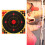 10PCS Fluorescent Splatter Paper Targets 30.5cm 5