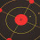 10PCS Fluorescent Splatter Paper Targets 30.5cm 12