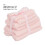 1:12 Scale Miniature Bath Towels Pink, 4x2.5x3 cm 2