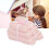 1:12 Scale Miniature Bath Towels Pink, 4x2.5x3 cm 5