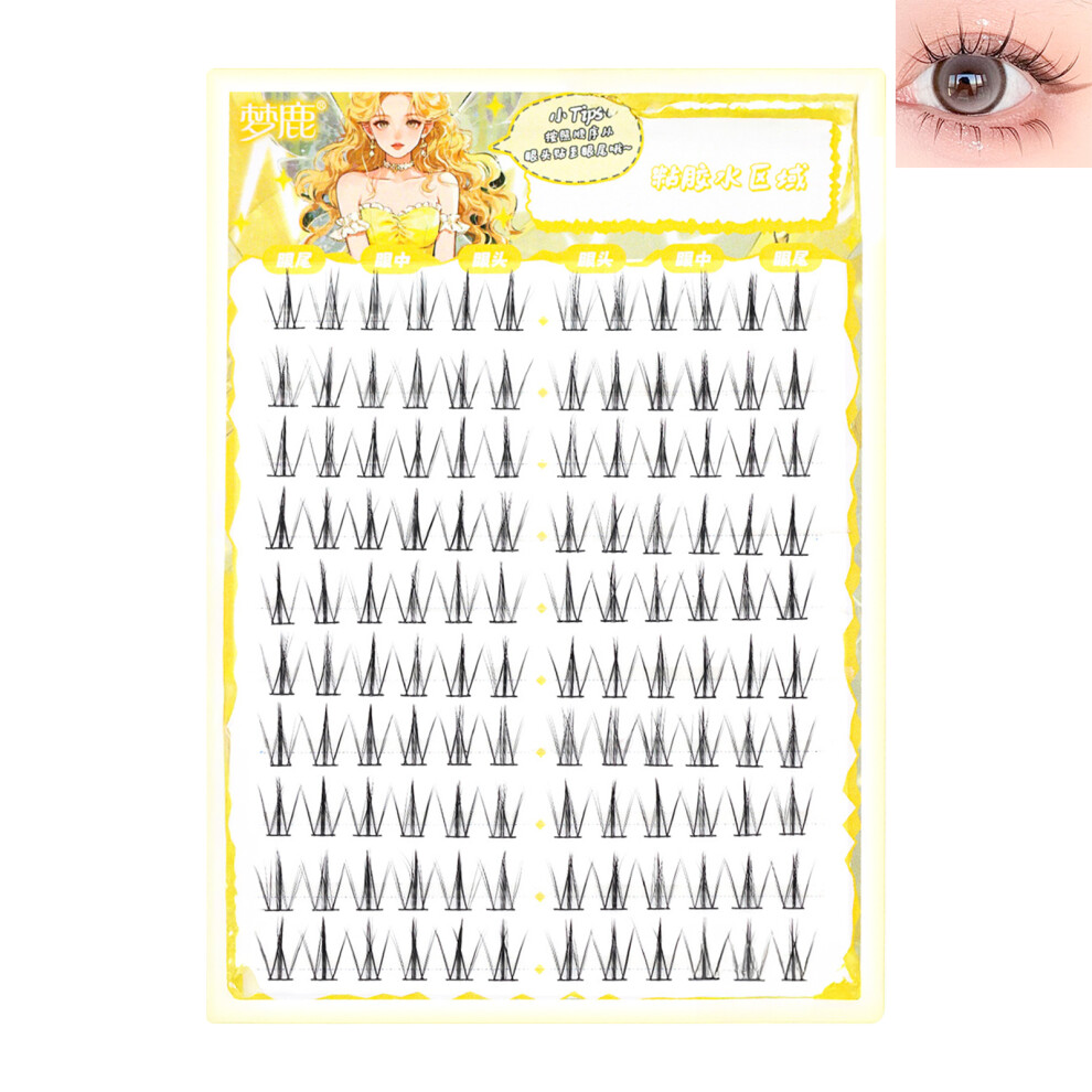 Dachuang Beauty 7-11Mm Natural Wispy Diy Eyelash Clusters