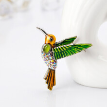 (AL327-A) Vivid Bird Brooch Pin for Christmas Gift