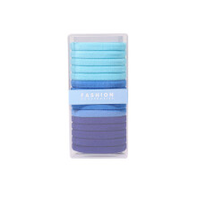 (Dark Blue) Colorful Elastic Hair Ties for Thick Hair