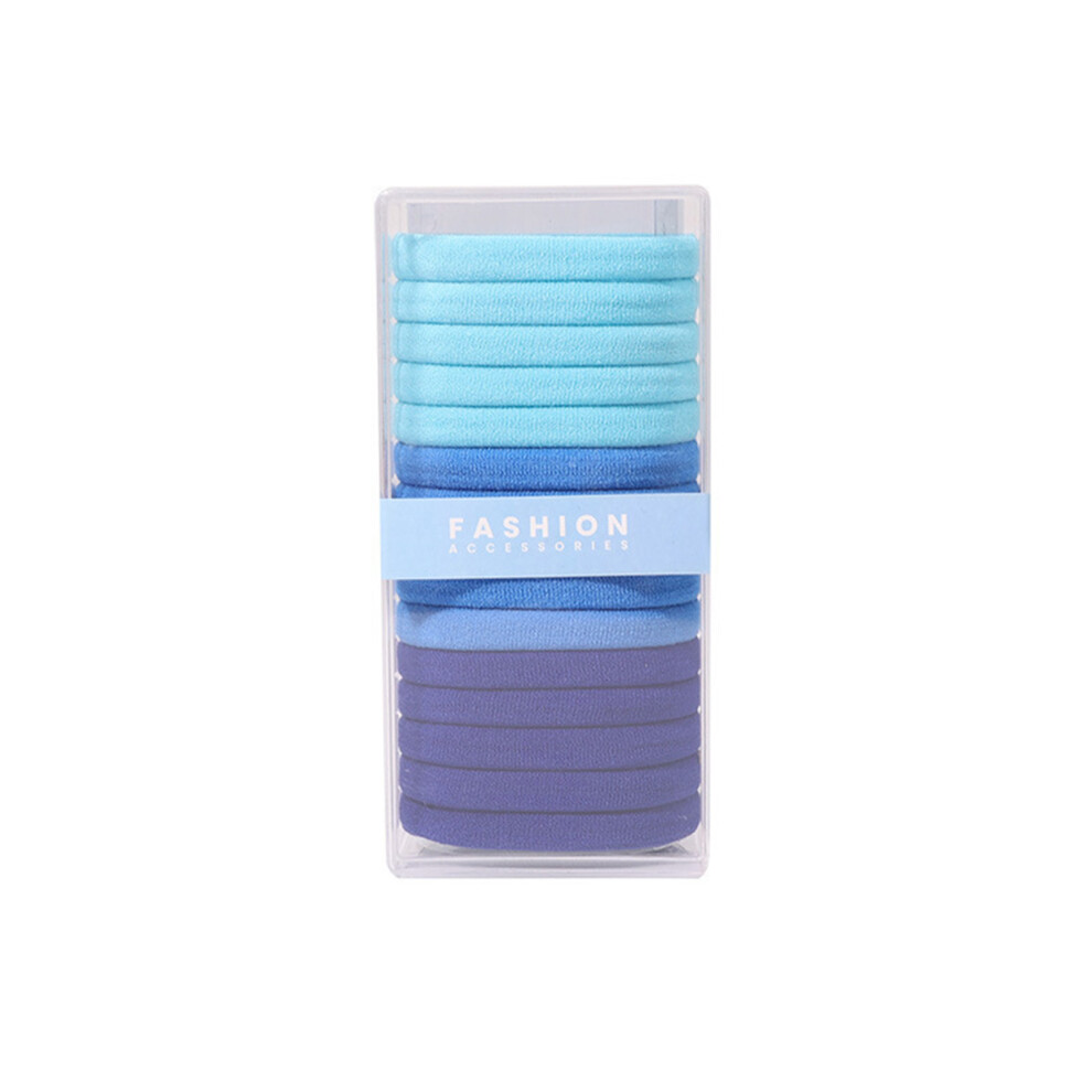Dachuang Beauty (Dark Blue) Colorful Elastic Hair Ties For Thick Hair