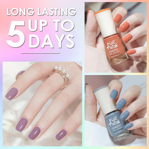 DMQ Pastel Nail Varnish Set, 7 2