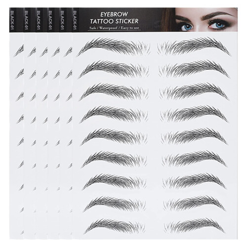 Sibba 6 Sheets Eyebrow Tattoo Eyebrows 1
