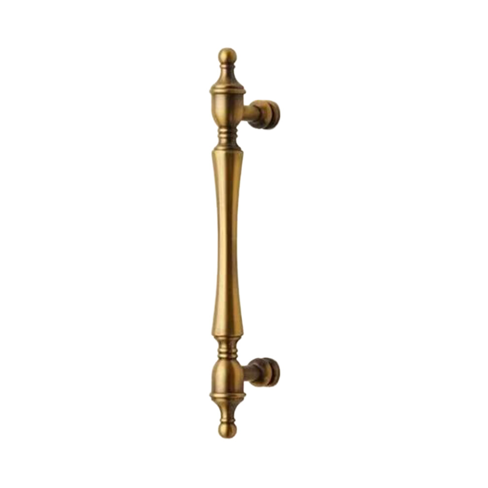(Brushed Brass, 96Mm Hole Pitch) Bronze Cabinet Knobs - Single Hole Drawer Pulls 6425207812517