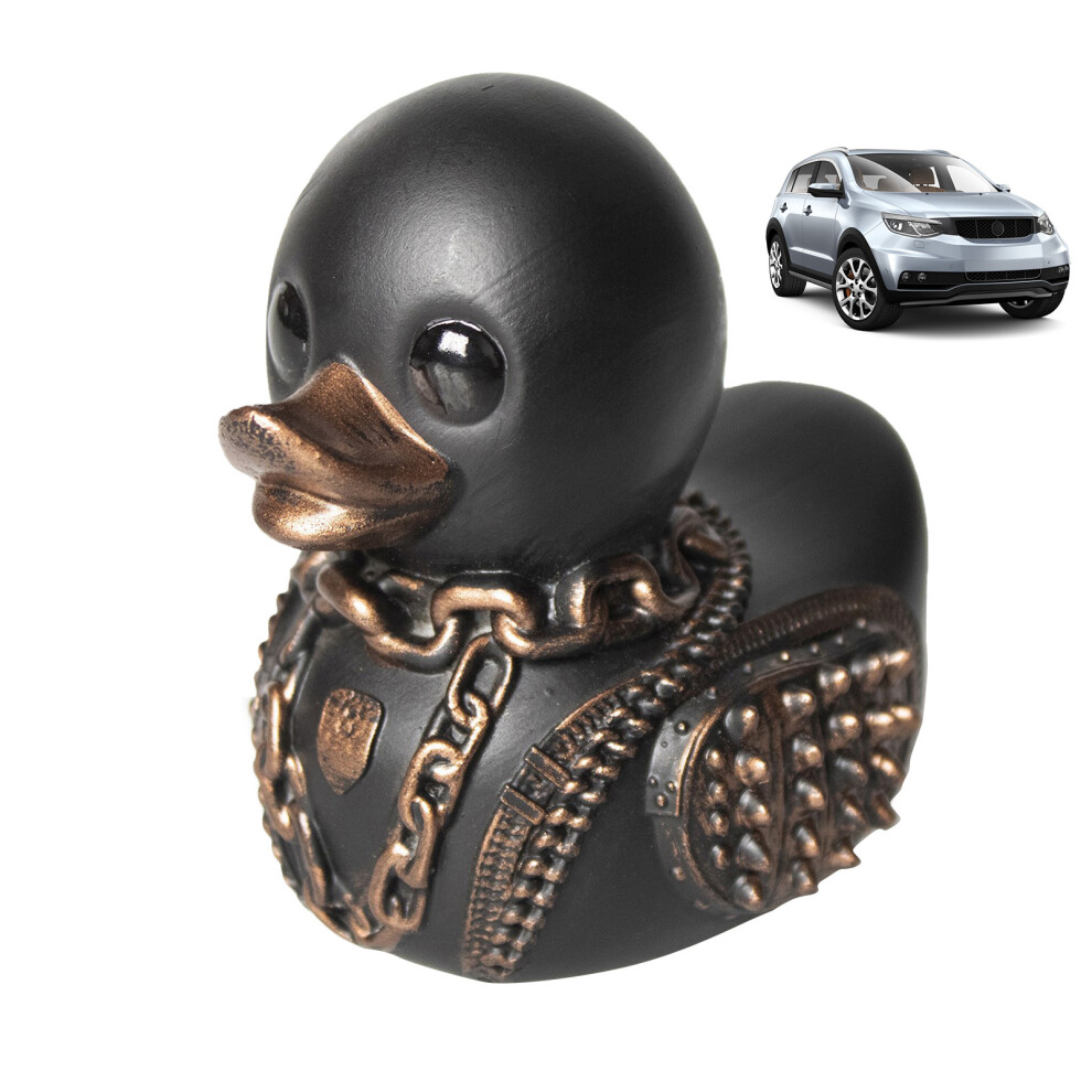 (Punk Duck) Gothic Punk Duck Car Decor - Unique Gift 6001832559401