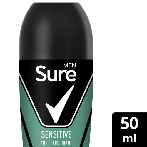 Sure Sure Sensitive Antiperspirant Roll On 50 1