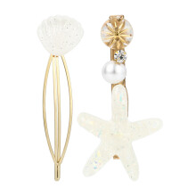 (Silver) Starfish Hair Clips Set - Non-Slip Hair Accessories