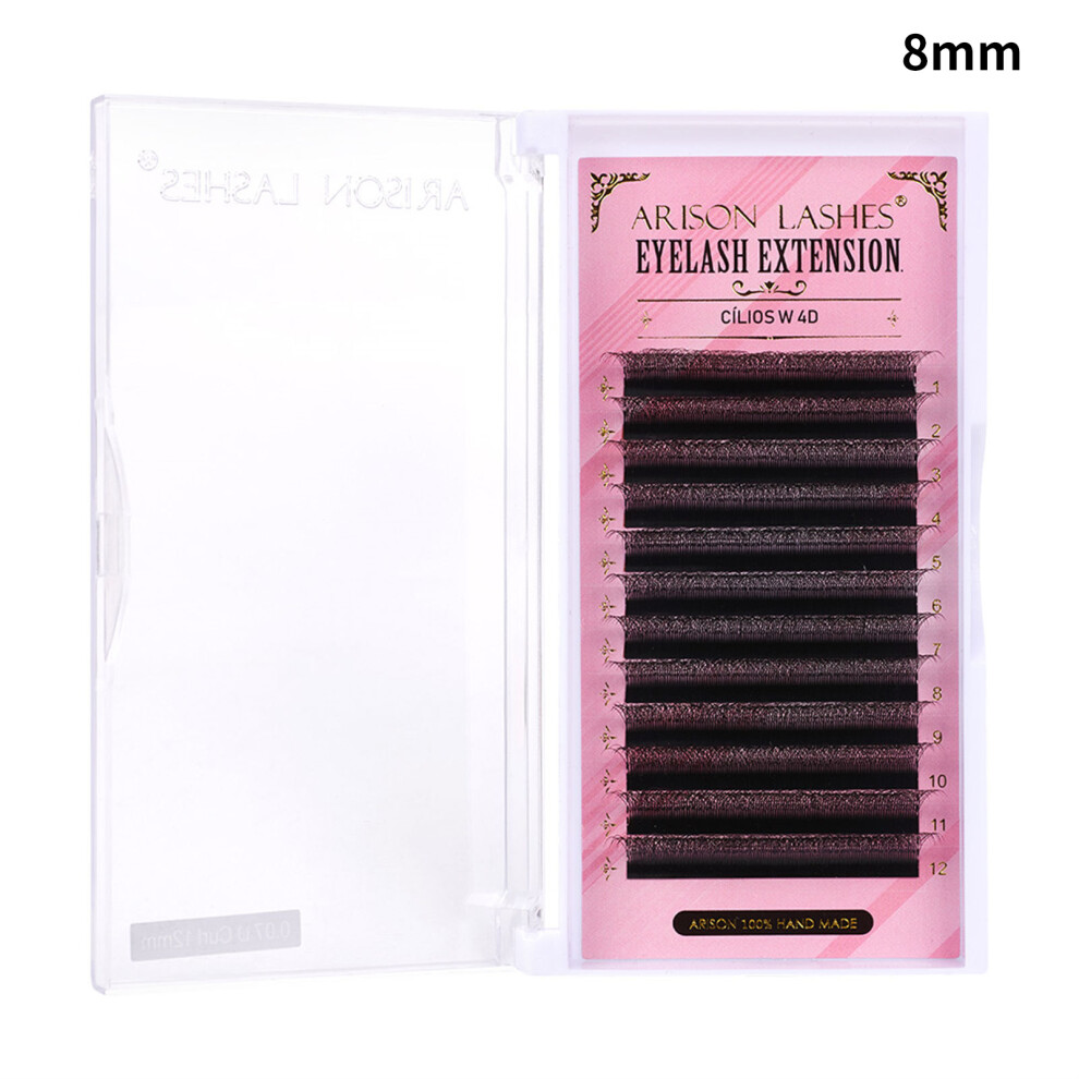 Hue-Grain (8Mm) 3D Reusable False Eyelashes For Women & Girls