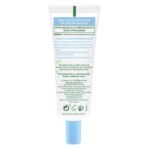 Simple Simple Water Boost Hydrating Eye Gel 2