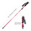 (red) Lightweight Adjustable Trekking Poles for Hiking 1