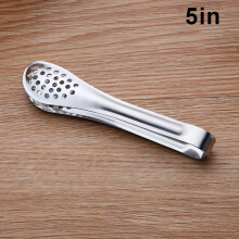 (5inch) Stainless Steel BBQ Tongs for Grilling