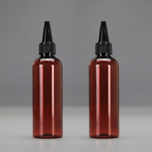 (Brown Black) Leak-Proof Twist Top Bottles for Paint & E-Liquid