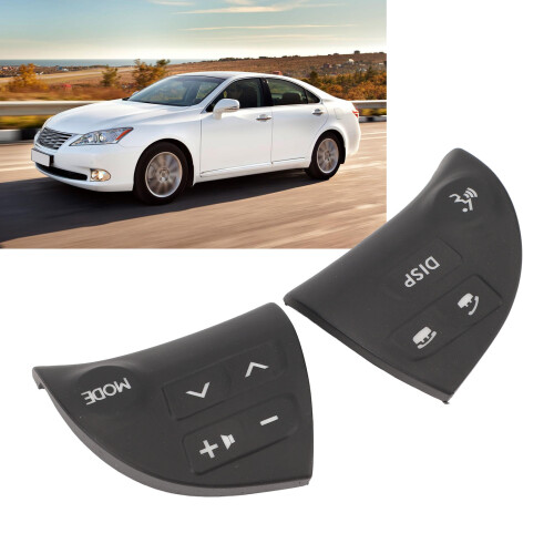 2Pcs Car Steering Wheel Control Button Cover for ES 350 2006-2012