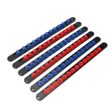6 pezzi Organizzatore per Bussole con Girevole a 360, Cappuccio Removibile, Clip da 1/4, 3/8 e 1/2 Pollice