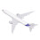 787 Alloy Airplane Model with Base, Wing 14.8 cm 1