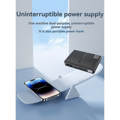 UPS Battery Backup Uninterruptible Power Supply 85‑265V UPS Battery Replaceable EU-Plug 1