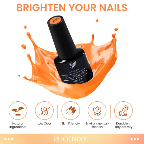 Gel Nail Polish Set, Phoenixy 42 1