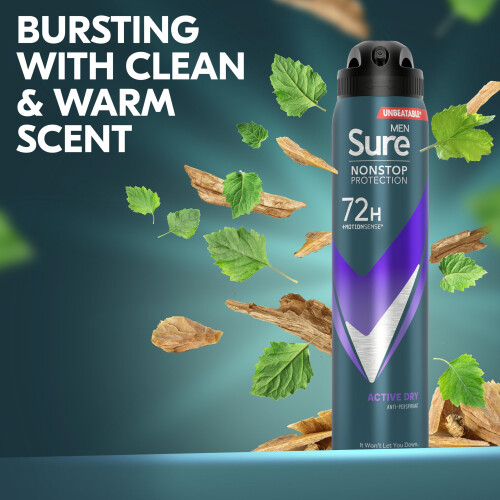 Sure Sure Men Nonstop Protection Active Dry 1