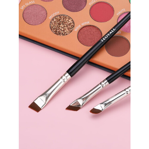 TEOYALL Angled Eyeliner Brushes Set, 3 1