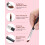 TEOYALL Angled Eyeliner Brushes Set, 3 3