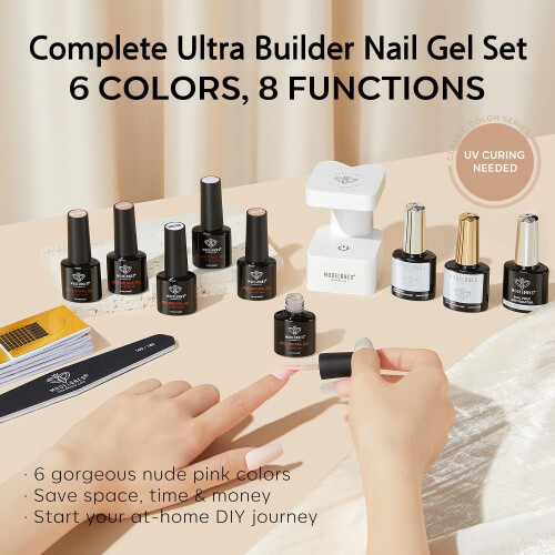 Modelones 8-in-one Builder Nail Gel Kit, 1