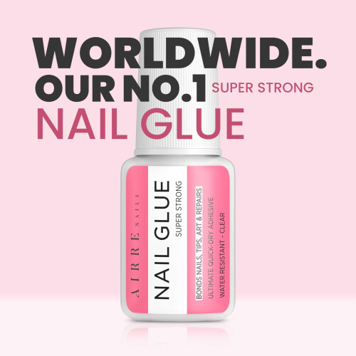 Super Strong Brush-On Nail Glue for 1