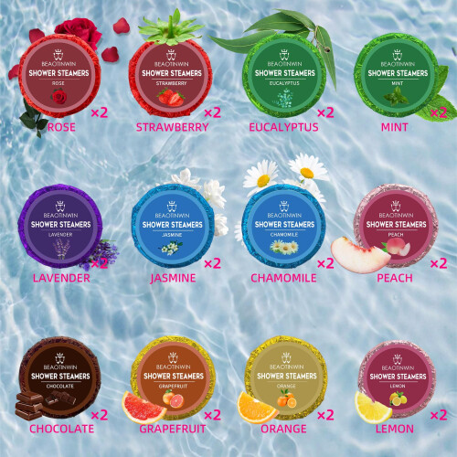 24 pcs Shower Steamers Aromatherapy Shower 1