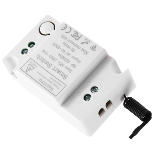 220V  Relay Receiver 1CH Single Channel Wireless Remote Control  10A Relay 2