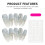 (Eternal ellipse) Cat Eye False Nails - Blue Manicure Art 3