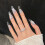 (Eternal ellipse) Cat Eye False Nails - Blue Manicure Art 6