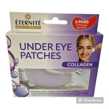 Eternite Under Eye Patches, Collagen, 6 Pairs/12 Patches