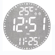 Reloj Electrónico Digital con Calendario, Reloj de Pared, Decoración para Sala de Estar, Reloj Inteligente Colorido, B