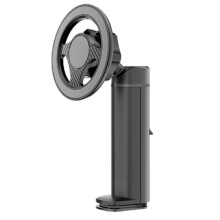 Magnetisk Flygplanstelefonhållare för Bilbaksäte 360 Rotation Reseskrivbord Telefonfäste Justerbart Ställ