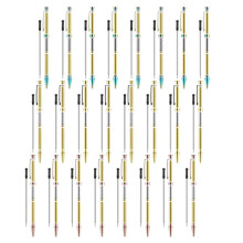 Kit de Canetas Slimline com 30 Peças, Kit de Canetas Giratórias para Torneamento de Madeira com Refil, Suprimentos para Torno e Fabricação DIY C