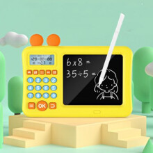 Kids Calculator with Notepad Yellow ABS WordPad