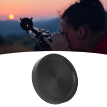 M54x0.75 Aluminium Alloy Telescope Eyepiece Dust Cap Black Astronomical Accessory