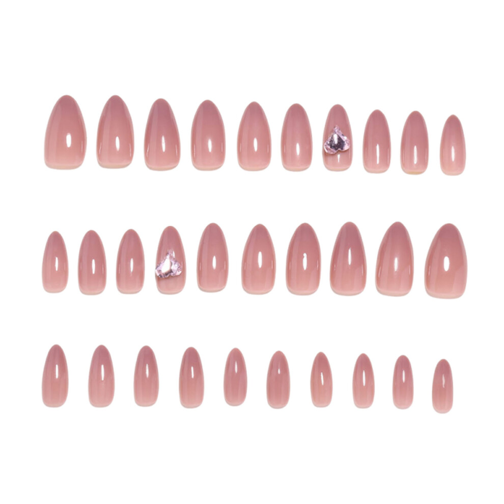 Dachuang Beauty Elegant Oval Press-On Nails For Women - Reusable