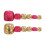 (B74, S) Glitter Nagel-Sticker: Drachenfrucht Design 1