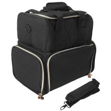 Nagellack-Organizer für 24 Flaschen, Herausnehmbare Taschen und Aufbewahrungstaschen für Werkzeuge