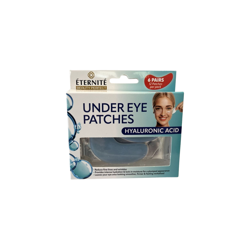 Eternite Under Eye Patches, Hyaluronic Acid 6 Pairs/12 Patches