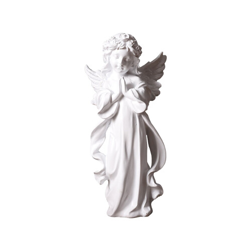 (A) Statue Ange Priant - Déco Religieuse de Bureau