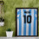 (Gold) DIY Football Shirt Frame: Ready-Made, Easy Insert (32x22") 3