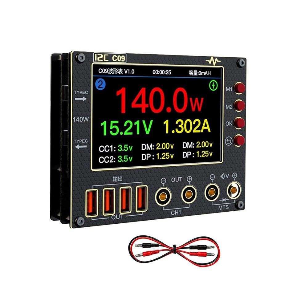 Waveform Ammeter With Charging Testdata Voltage Measurement Multimeter Test,With Testlead, For Mobile Phone Reairing 4711580820389